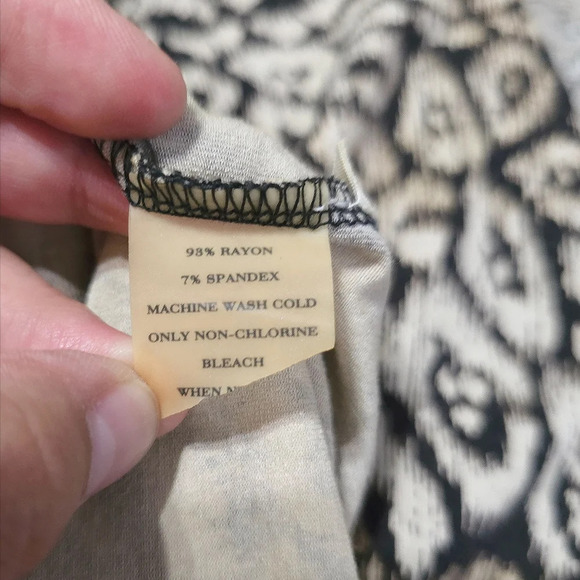 ANN TAYLOR Sleeveless Square Neck Leopard Fitted Knee Length Dress, Ruched Sides - Picture 13 of 15